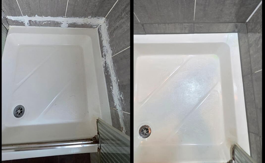 Shower Cubical Reseal Silicone Replacement
